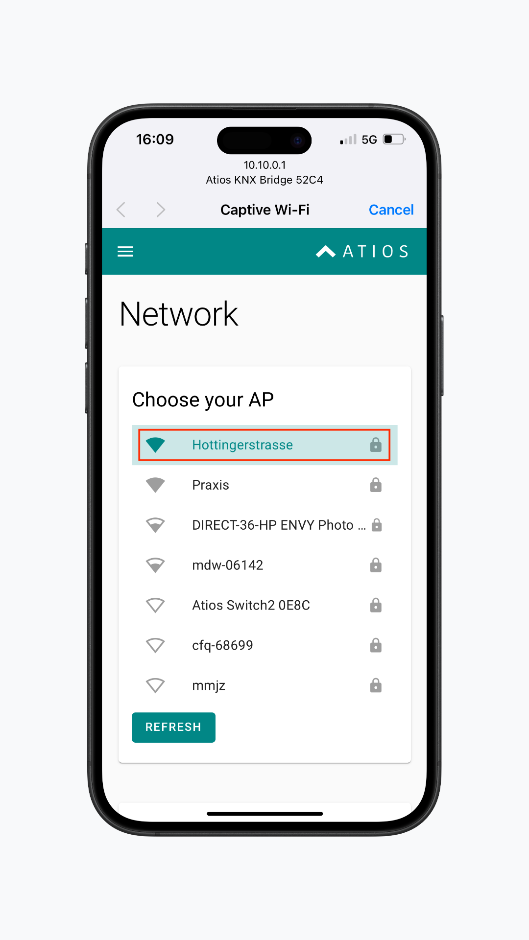 Schritt 2: Heim-Wi-Fi auswählen