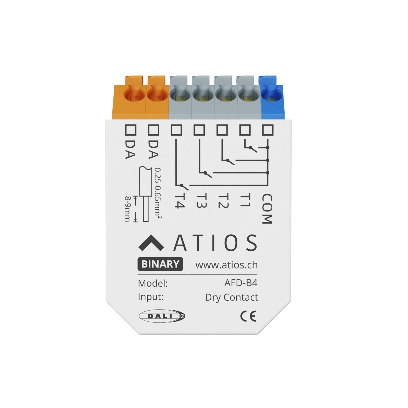 Atios DALI-2 Button Coupler AFD-B4 Datasheet