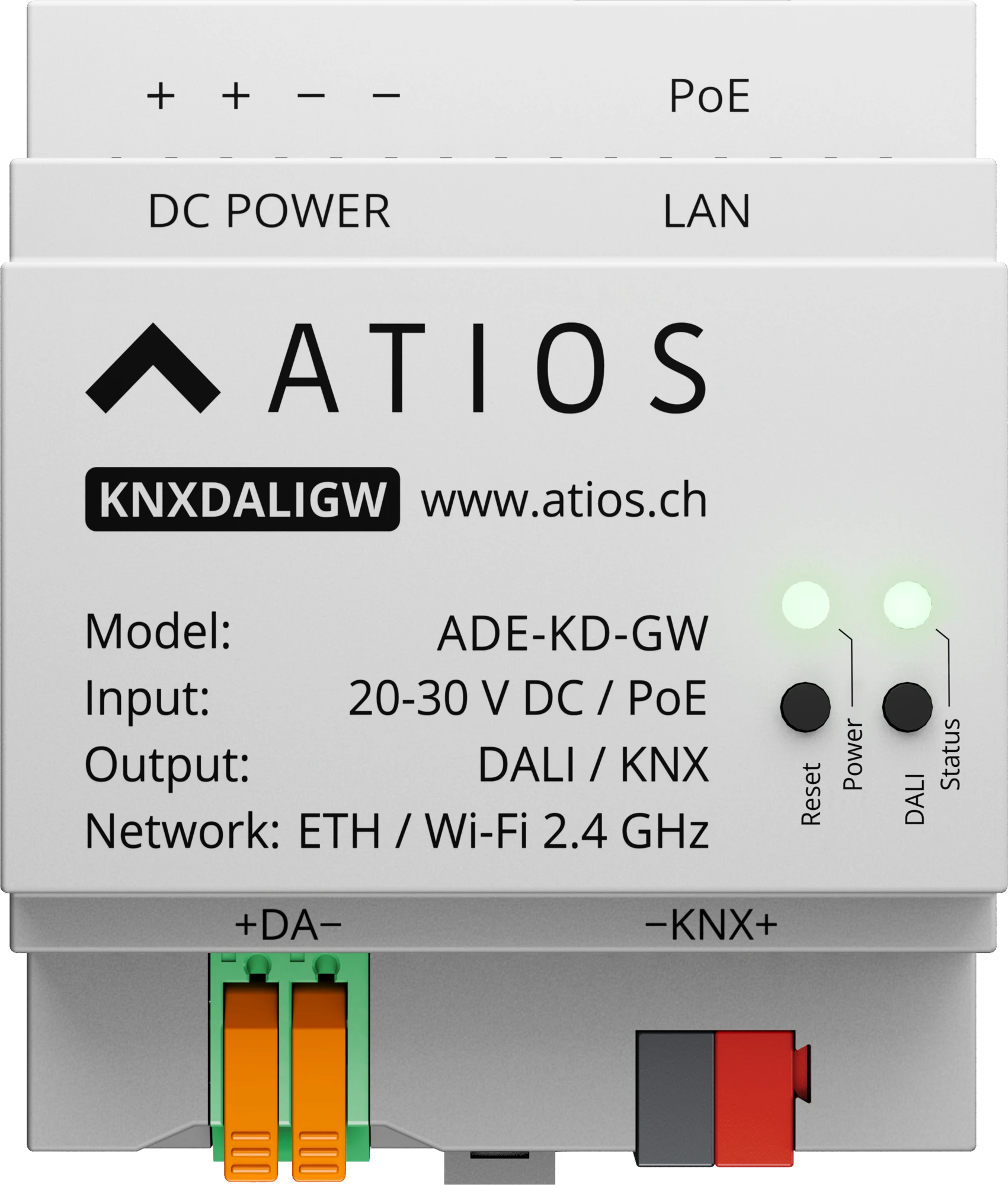 Atios KNX-DALI Gateway ADE-KD-GW Datasheet