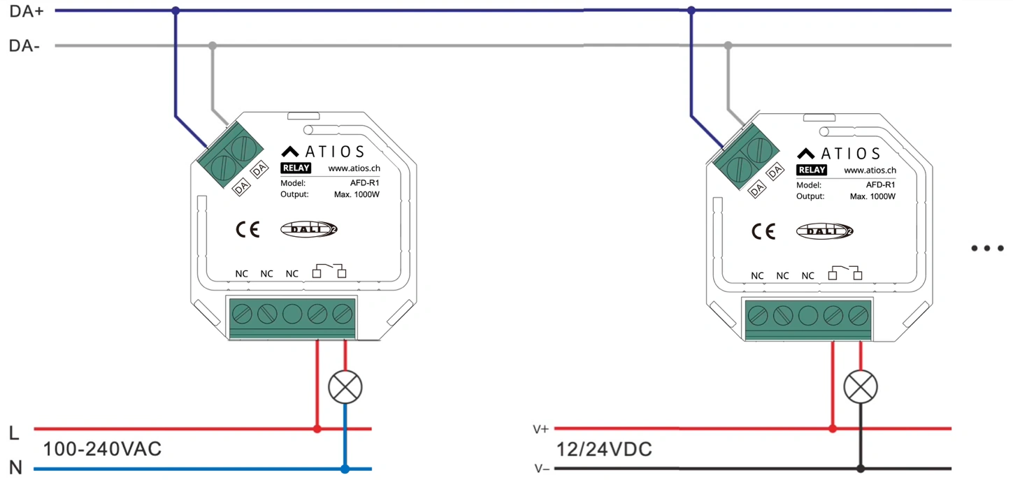 Atios DALI-2 Relay Module AFD-R1 Datasheet